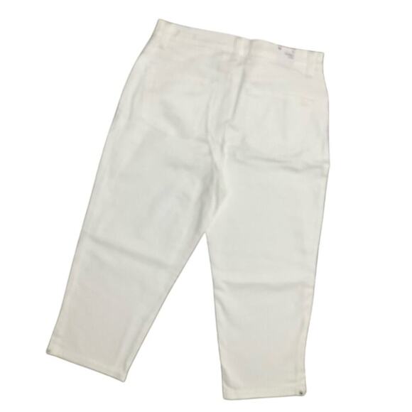 Gloria Vanderbilt Capri Women's Amanda Classic Rise White Size 8 NWT - Picture 4 of 8
